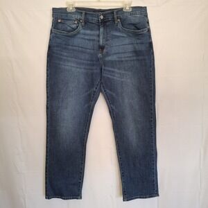 LUCKY BRAND Jeans Men's 38x30 (Fits 36x28) 221 Straight Dark Stretch Denim
